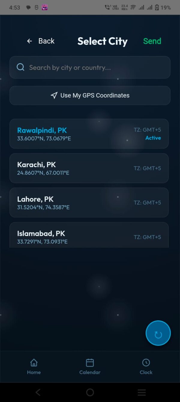 Teckneeq Clock Mobile App
