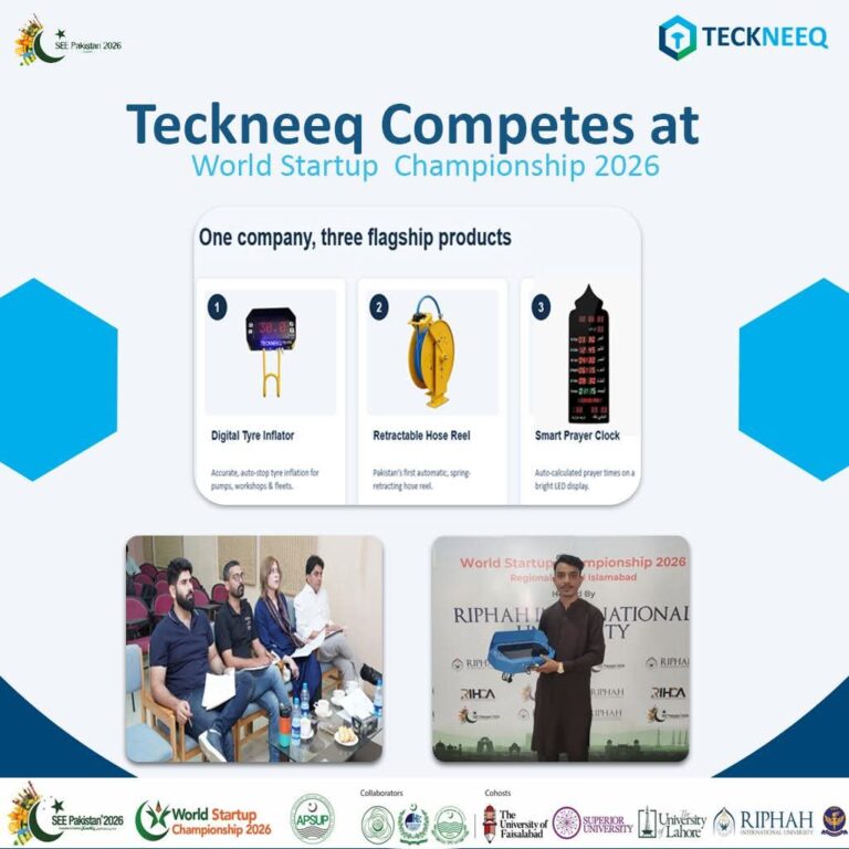 Teckneeq Competes at World Startup Championship 2026