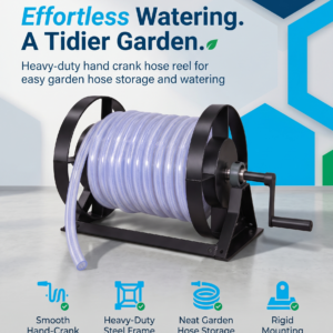 Teckneeq Hand Crank Hose Reel